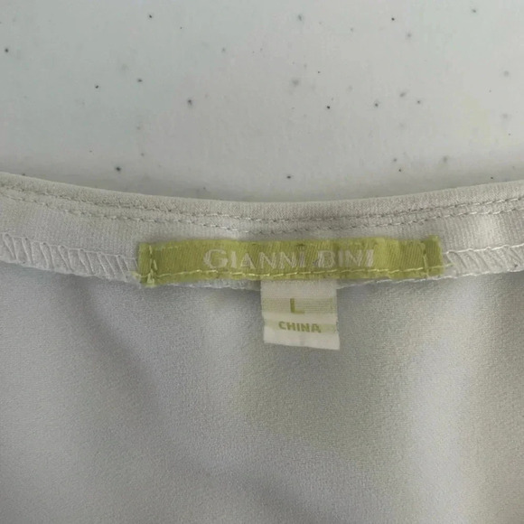 Gianni Bini tribal embroidered sleeveless tank shell‎ Large GUC! 0191 - Picture 7 of 8